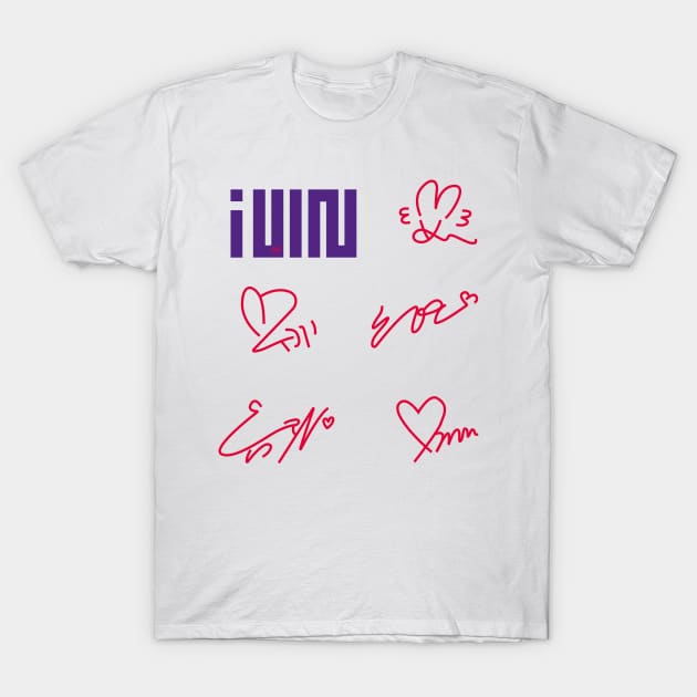 AUTOGRAPHS OF THE GROUP G IDLE Kpop Merch T Shirt TeePublic